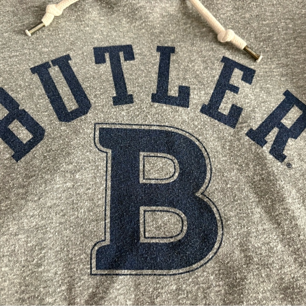 Butler University Bulldogs Gray Hoodie Sweatshirt Size Medium - Picture 3 of 7